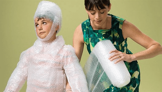 Bubble wrapped chiled